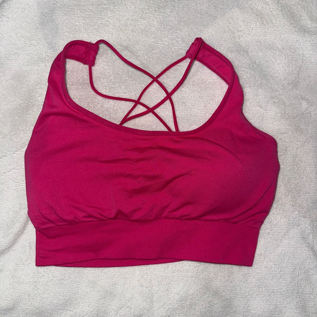 Nvgtn Fuchsia Thrive Seamless Bra
